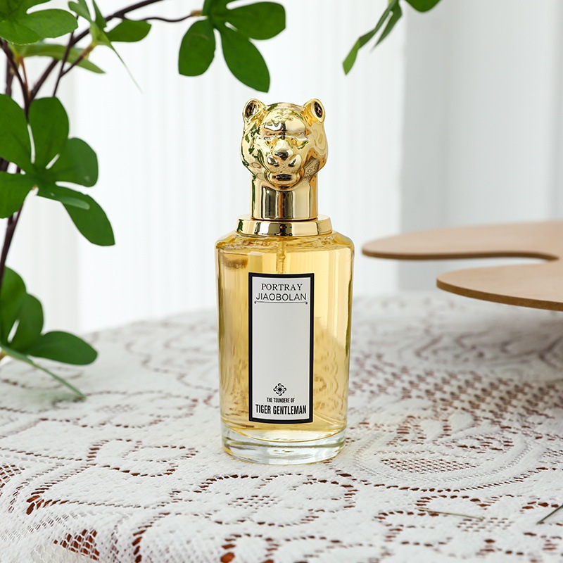 Jiabao Lan, perro de cabeza de tigre, ciervo, retrato de animales, perfumes duraderos para hombres, fragancia fresca al por mayor 80ml