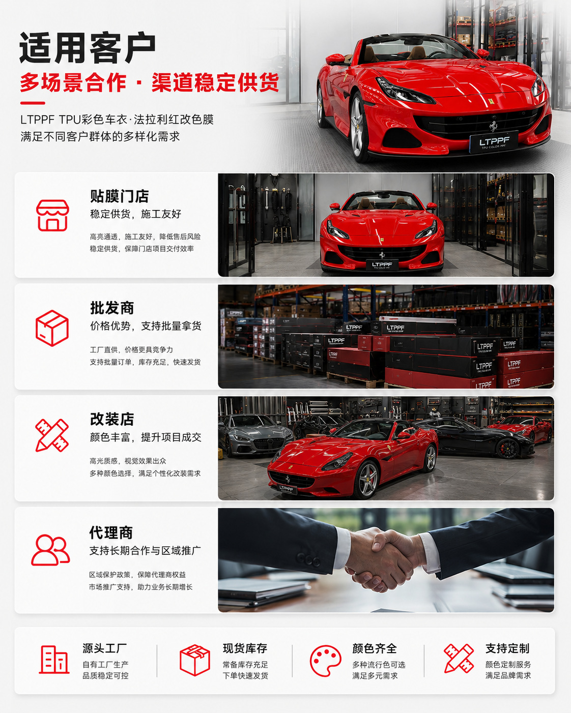 Tpu Colored Car Wrap Film Beetroot Purple Ppf Car Body Film Pet In-Stock Source Factory Wholesale