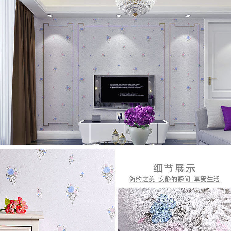 흰색 바탕에 작은 모란 ✓ ✓