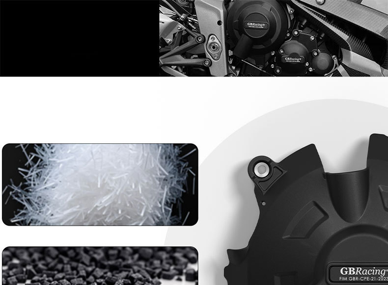 Suitable for Triumph Speed ​​Triple Rs 1050 Modified Engine Engine Protective Cover Anti-Fall Side Cover