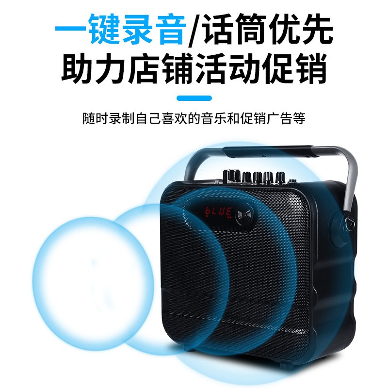 户外音响大功率无线麦克风 家用蓝牙音箱k歌低音炮话筒音响一体机