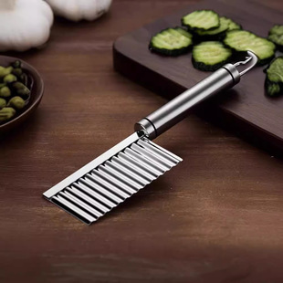 Wolf Tooth Potato Knife Kitchen Household Vegetable Cutting Artifact Fancy Slicer French Fries Potato Special Cutting Corrugated Wave Knife