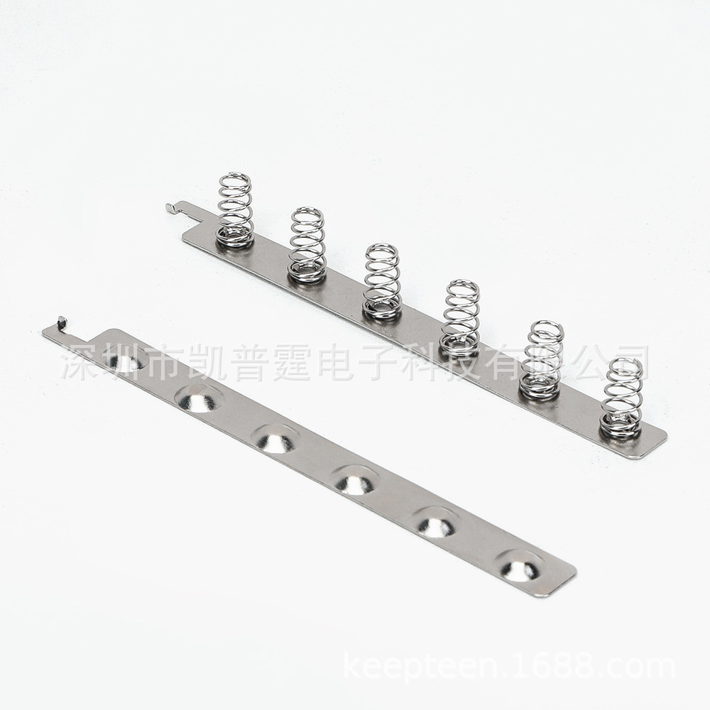 镀镍电池弹簧片正负极适用于18650电池高弹性黄铜耐腐蚀导