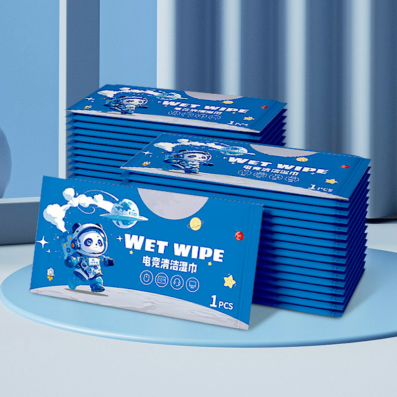 E-sports wet wipes single piece [panda]