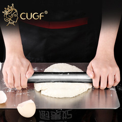 Chu Guifei 304 stainless steel rolling pin solid dumpling wrapper household flour rolling pin baking tool