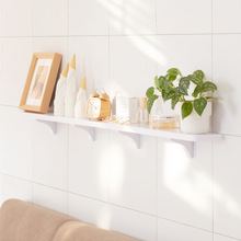 浴室置物架免打孔阳台电视背景墙挂架卫生间收纳层板壁挂式储物