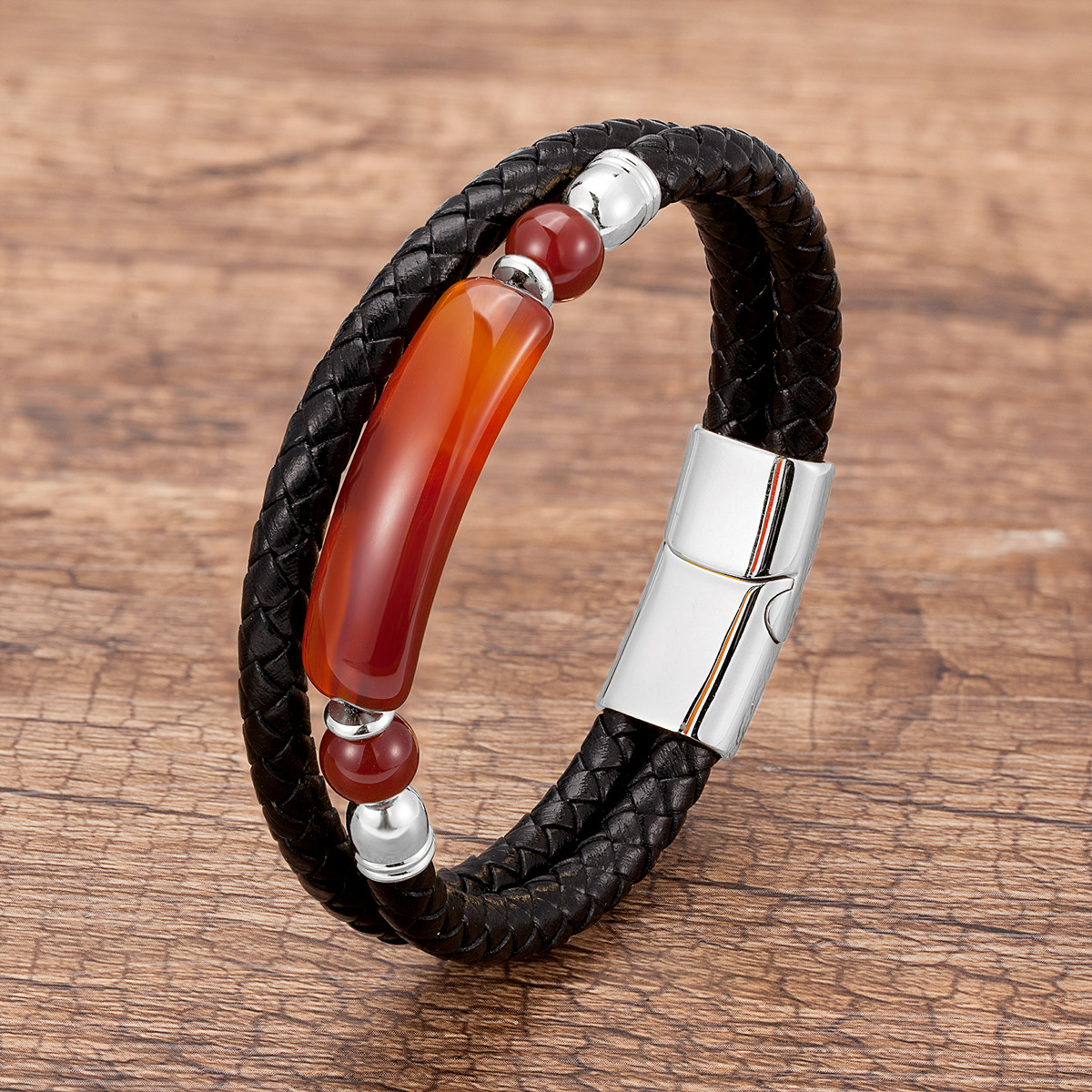 Red-Agate-Silver