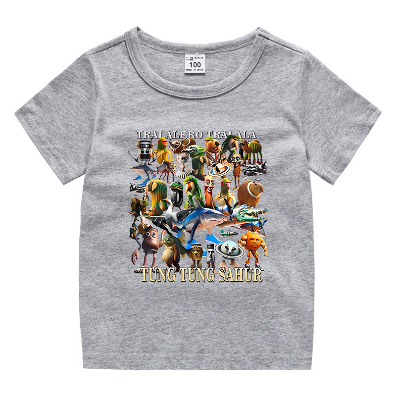 夏男の子服娘ラウンドネック Tシャツホットパンツ韓国風カジュアル半袖ボトムシャツスポーツ学生ショーツスーツ|undefined