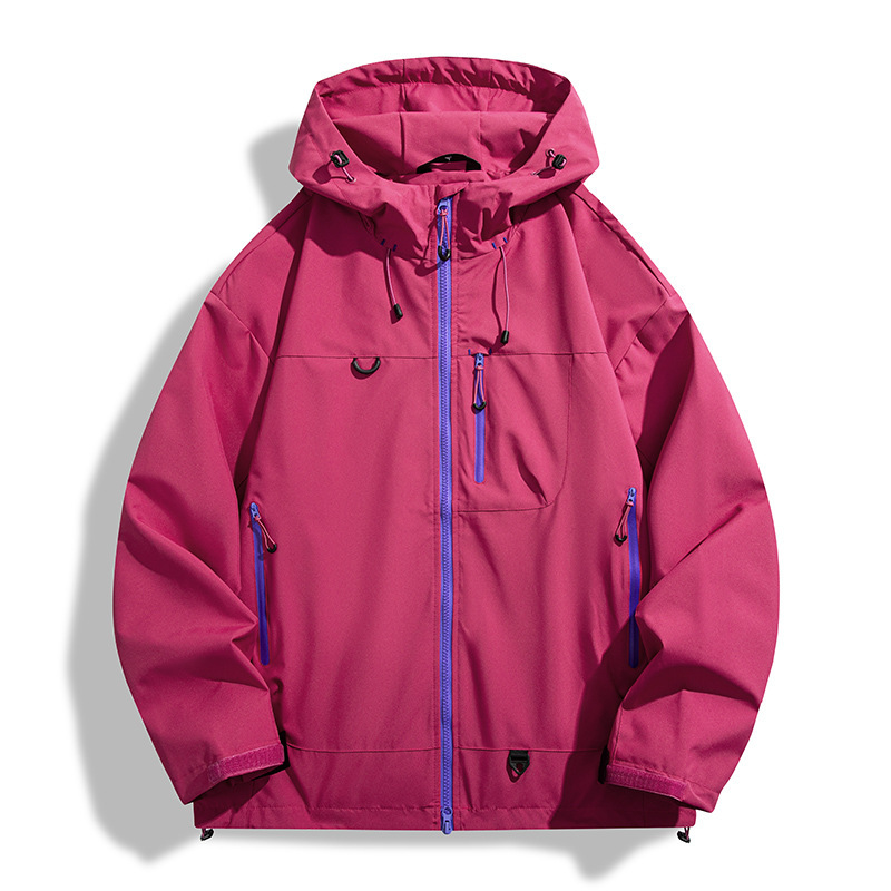 户外机能冲锋衣女秋冬户外三合一进藏旅行登山服防风防水情侣夹克|undefined