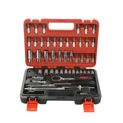 Repair kit ratchet wrench combination car repair - 53-piece-ratchet-tool-set