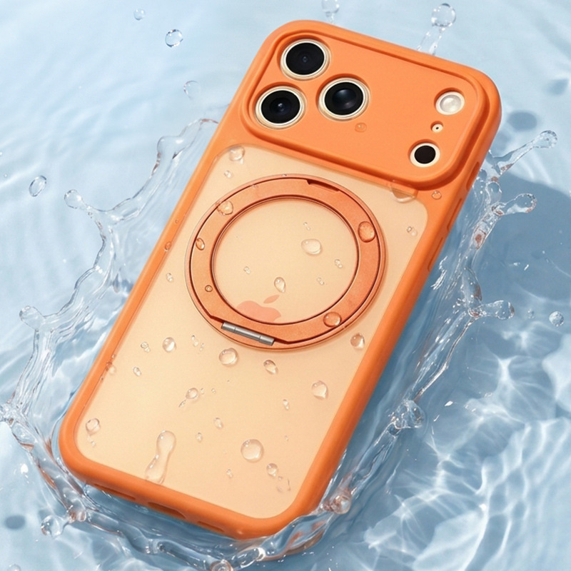 Suitable for Apple 17Promax Mobile Phone Case, Iphone16 Anti-Fall, 15 Transparent 14Pro Stand Protective Case