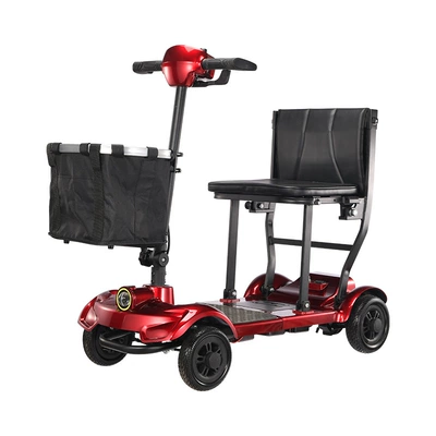 Folding Mobility Scooter Cross-Border Export Household Small Four-Wheeler Elderly Electric Vehicle Disabled Anti-Fall Moped (Qatlanan elektrik velosipedlər) - l-17-half-foldable-10ah-lithium-battery