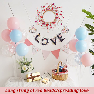in stock cross-border new hot-selling Easter Spring Festival Valentine's Day wreath photo supplies props Valentine's Day decorations