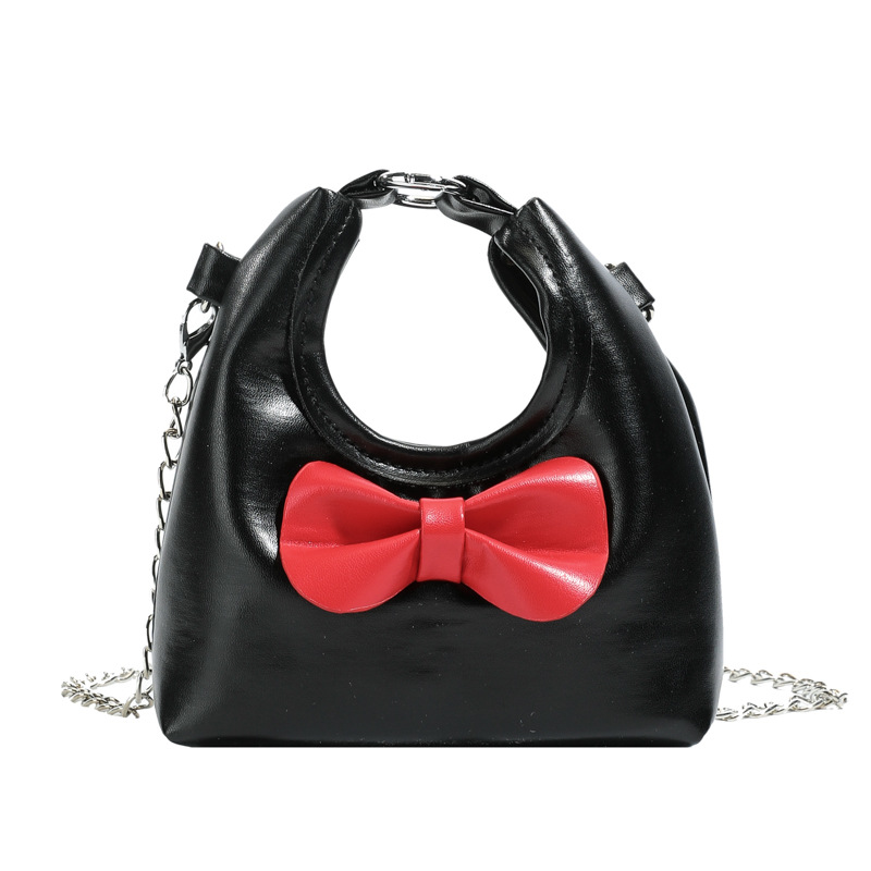 Dolce y lindo arco de hombro de niñas bolso de cadena mini pequeño bebé bolso de mano bolso de comercio exterior transfronterizo bolso de niños