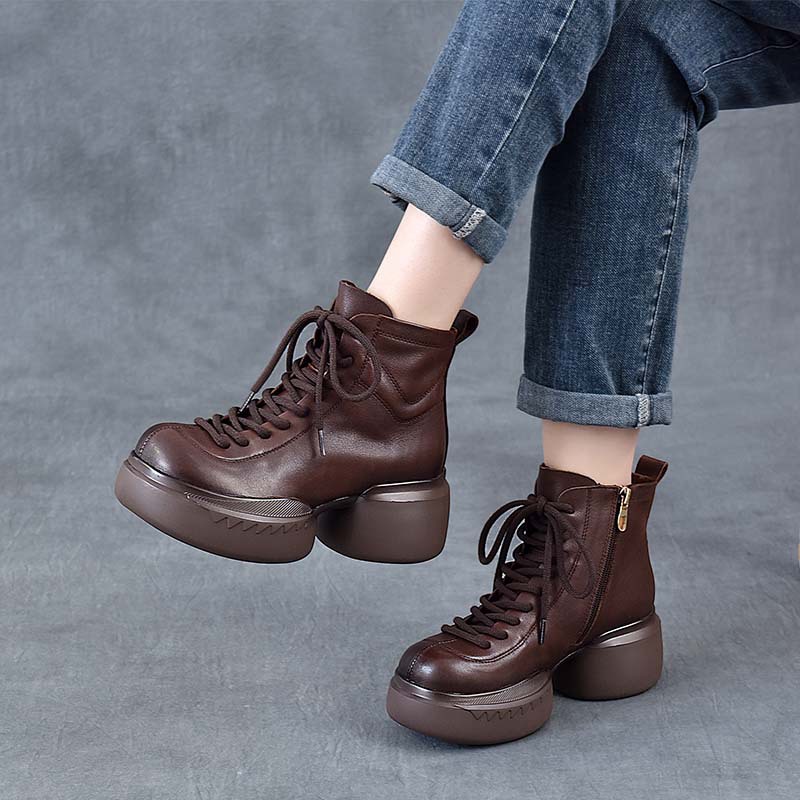 以一 Демисезонные высокие флисовые короткие сапоги на платформе для отдыха