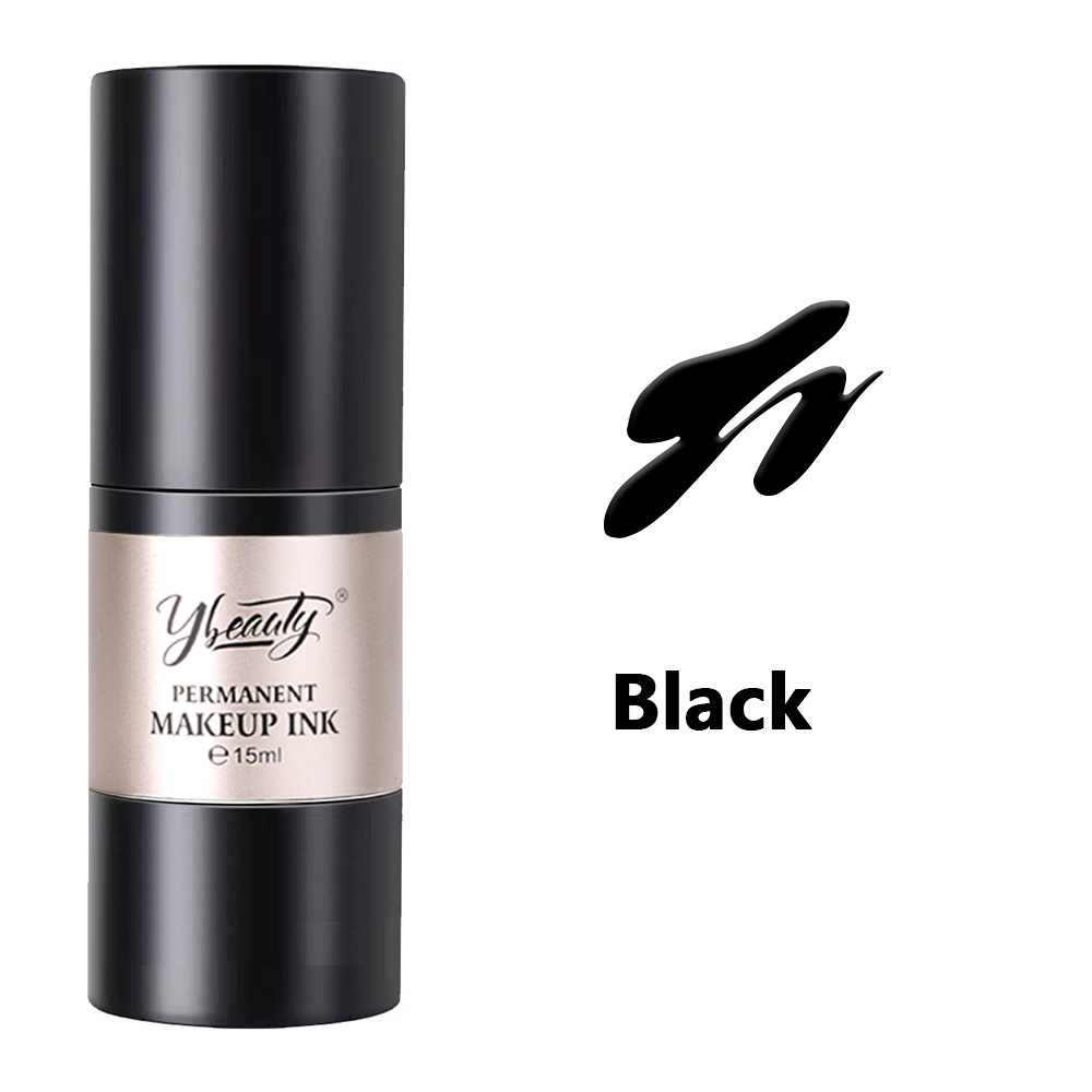 Ybeauty material de color de tatuaje 15ML planta fácil de colorear tatuaje de cejas niebla de cejas blanqueamiento de labios lentillas cosméticas línea de leche de color profesional