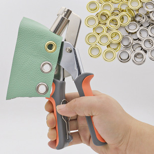 Eyelet Pliers for Tarpaulin Leather Advertising Spray-Painted Poster Fabric Eyelet Buckle Manual Punching and Eyelet Installation Tool