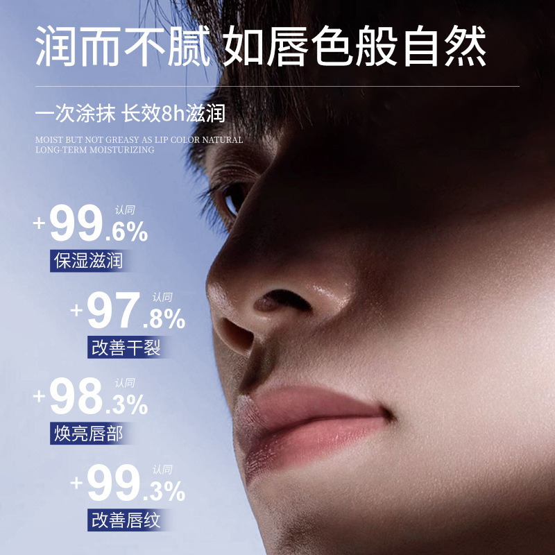 水韵梦男士原B5薄荷润唇膏滋润改善唇纹防干裂养唇凡士林润唇膏批|undefined
