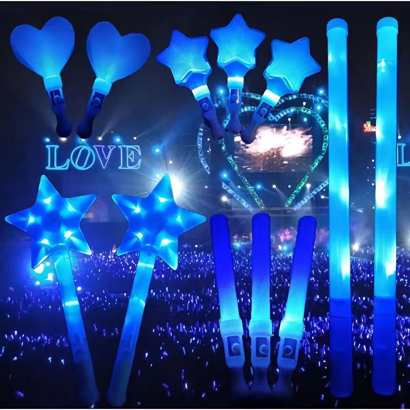Glow Stick Concert Blue Luminous Star Lamp Headband Luminous Stick Party Support Props Wholesale Led