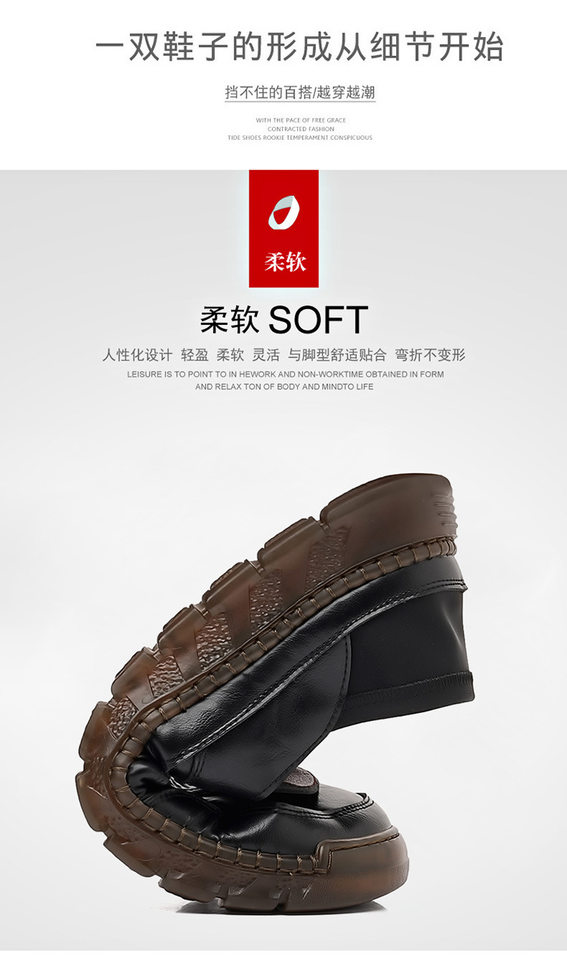 Dép sandal da nam mùa hè khoét lỗ thoáng khí đế dày chống trượt kiểu bít mũi — Màu nâu, màu vàng, màu đen chi tiết 9