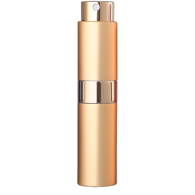 Botella de perfume giratoria de 8ml botella de perfume portátil sub-botella de vidrio tubo de lápiz labial botella de spray cosmético botella vacía