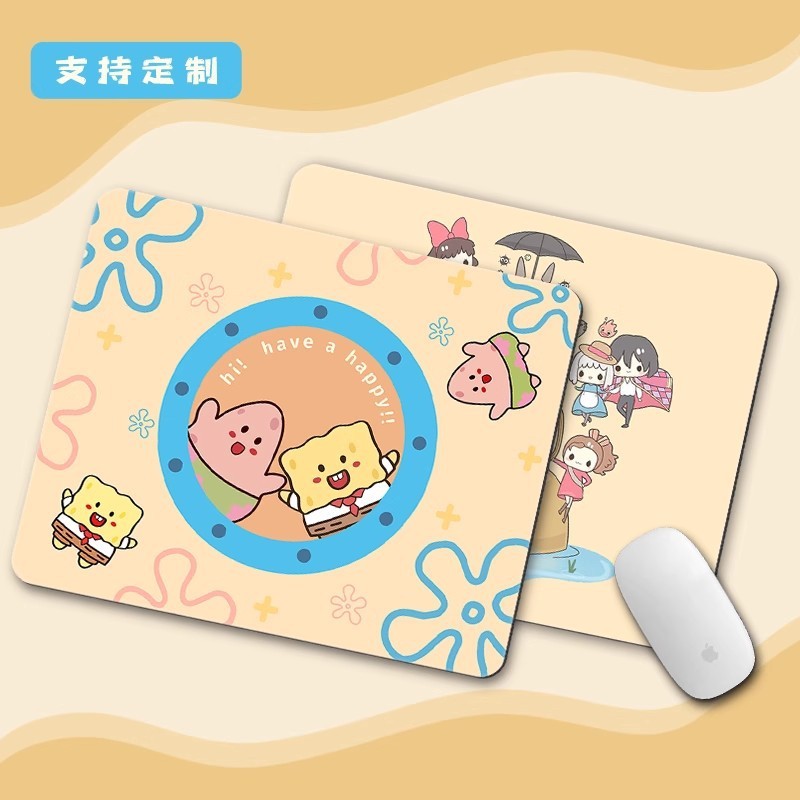 打工人鼠标垫个性文字女生简约键盘书桌垫办公工位防水桌垫高级感|undefined