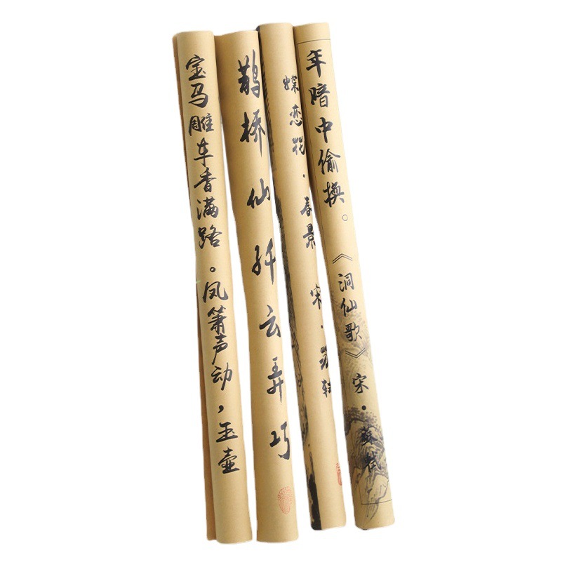 Papel de flores florales al por mayor poesía antigua ramo floral papel de embalaje papel kraft embalaje de flores papel de caligrafía de moda nacional