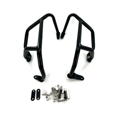 Suitable for Honda Gold Wing 1800Gl F6C 18-22 Years Engine Guard Bumper Protection Frame Anti-Fall Bar (Motorcycle bumper) - engine-guard-black-export-quality-thickened-set
