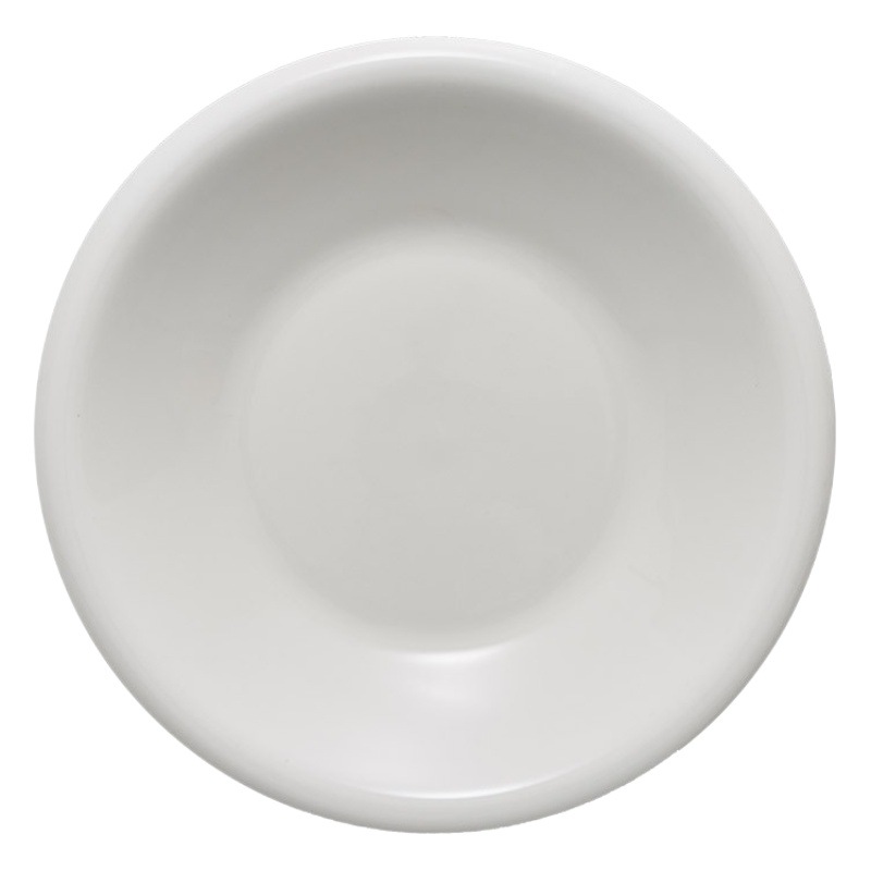 Corea del Sur ins mismo estilo flanger Puro Blanco placa de cerámica todo partido placa profunda placa occidental desayuno pasta placa simple Cafetería