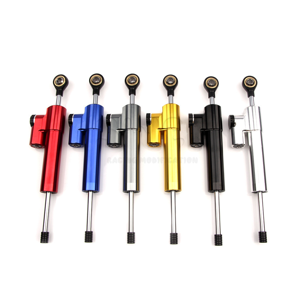 Universal Cross-Border Motorcycle Cnc Aluminum Alloy Modified Steering Damper Stabilizer Direct from Manufacturer Titanium Version