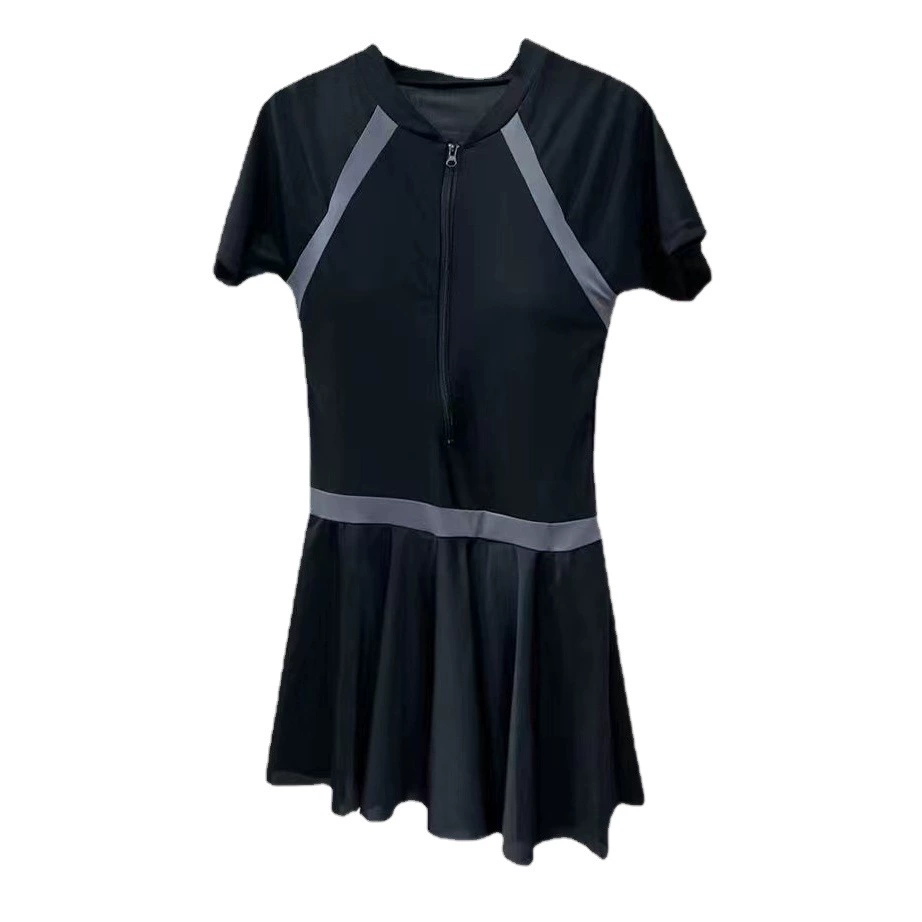 2024 Сшитый купальник женский живот тонкий консервативный кувет купальник на открытом воздухе солнцезащитный крем с горячими источниками