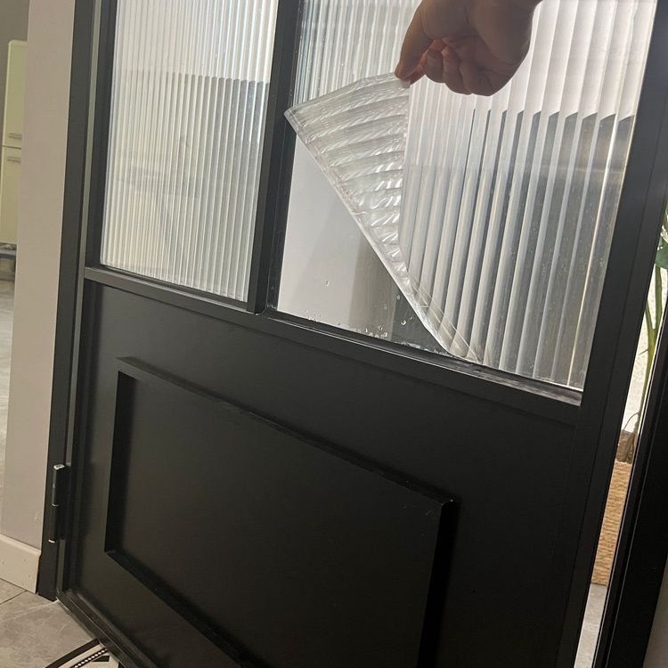 Glass matte sticker