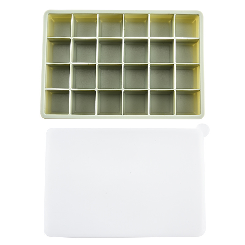 Molde de silicona para hielo transfronterizo, bandeja de hielo de grado alimenticio con tapa de silicona, bandeja de hielo de 15 compartimentos, bandeja de hielo de 24 compartimentos image 11