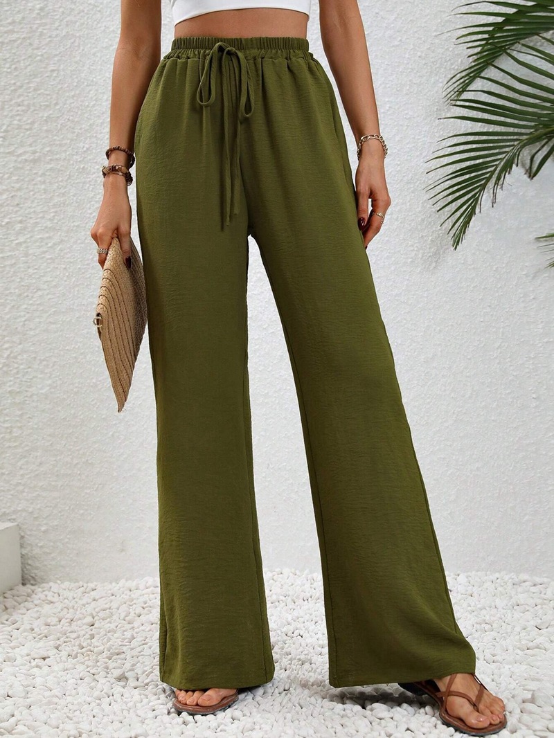 Women's Daily Streetwear Solid Color Full Length Casual Pants Straight Pants display picture 10