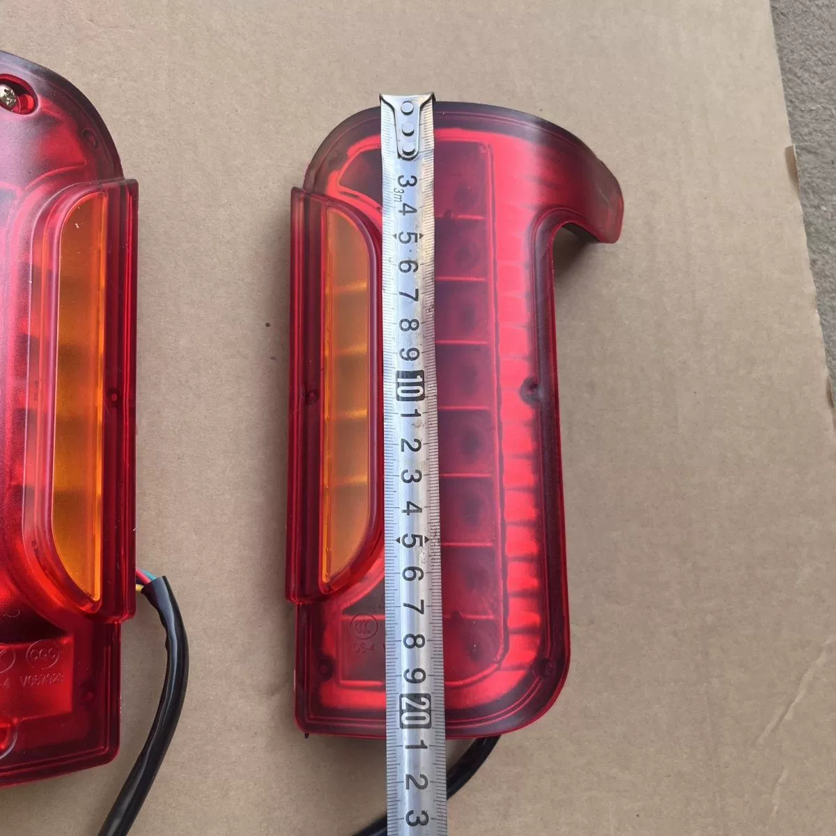 Автомобиль для пожилых людей, электрический трехколесный велосипед, задний фонарь, светодиодный угловой фонарь, стоп-сигнал, трехколесный задний фонарь для отдыха