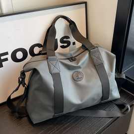 旅行包男士手提包大容量旅游行李包瑜伽运动包袋牛津布防水健身包