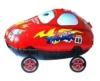 Walking red car