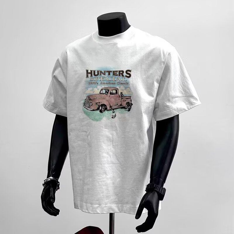 Boys' Printed Short-Sleeve T-Shirt Summer Style Infant and Toddler Clothing Baby Toddler Half-Sleeve Top Trendy Thin Summer