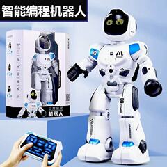 【厂家直供】乐能编程机器狗儿童玩具特技编程仿真会走会叫电动智
