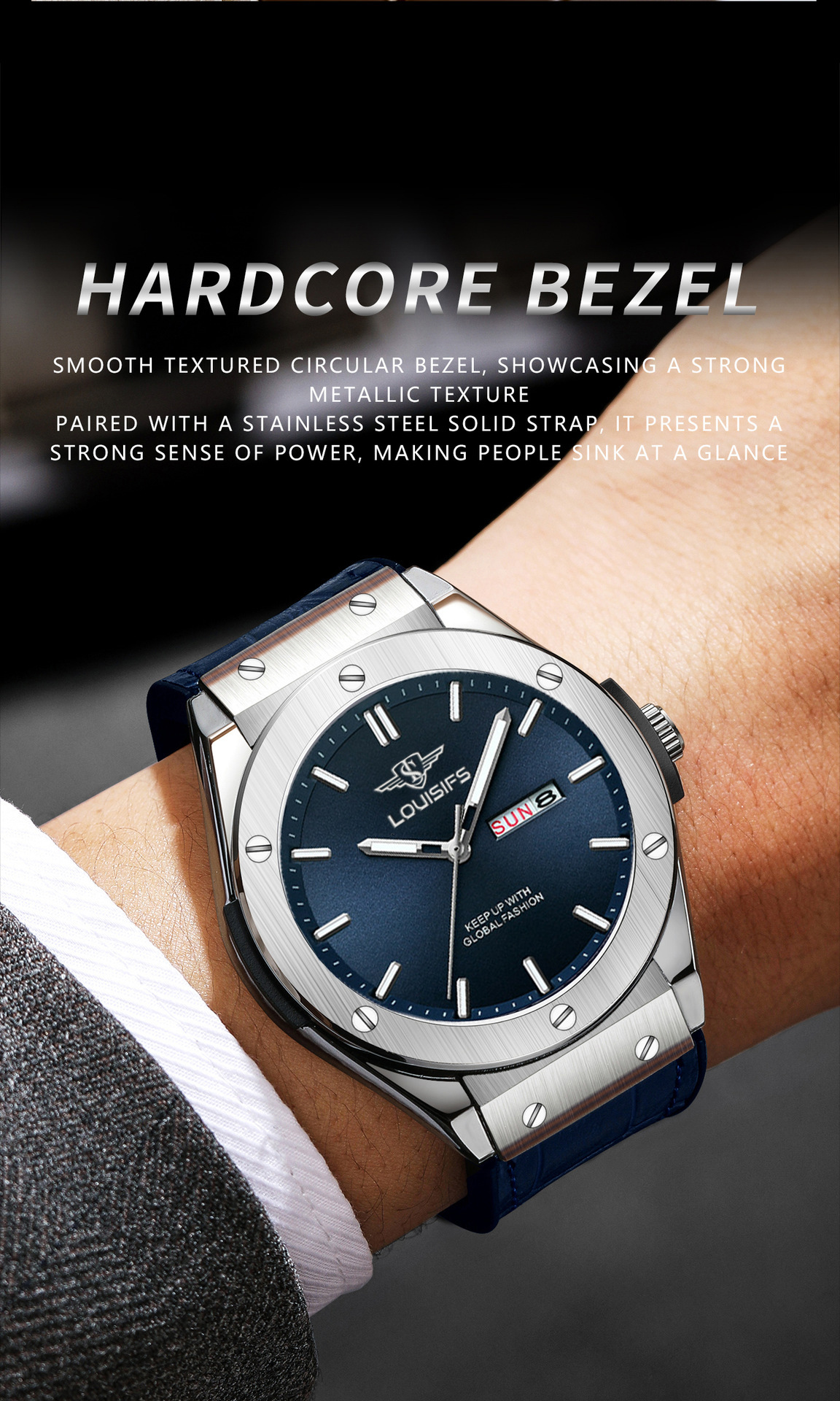 Men's Mechanical Watch Yubo Series Automatic Waterproof Fashion_voghion.com