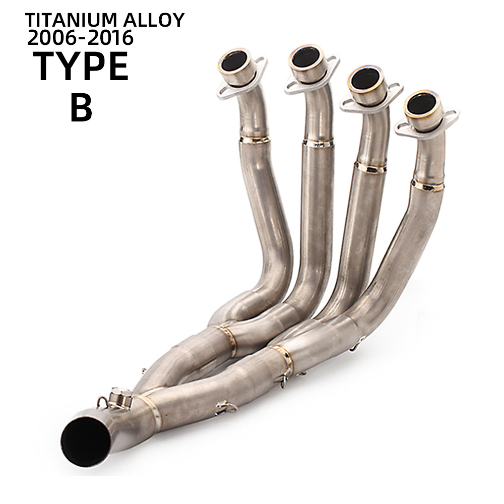 Motorcycle Yamaha Yamaha R6 Modified Stainless Steel Front Exhaust Connection Pipe 98-19 Exhaust Pipe