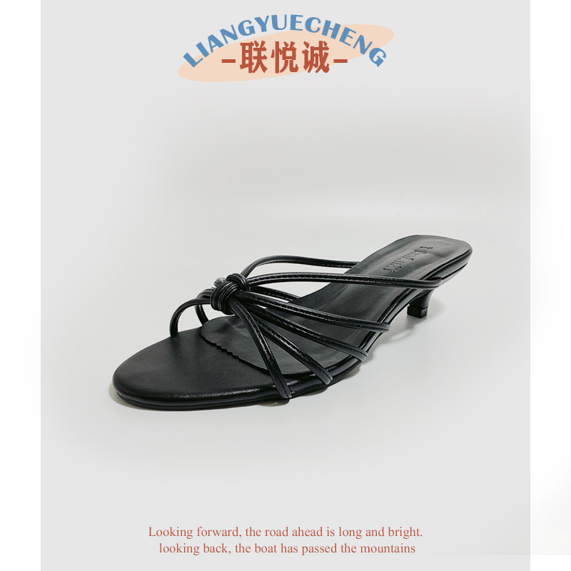 Thin Strap Sandals for Women, 2026 New Summer Style, Simple and Versatile, Cat Heel, Round Toe, Fashionable and High-End Sandals Thin Strap Sandals for Women, 2026 New Summer Style, Simple and Versatile, Cat Heel, Round Toe, Fashionable and High-End Sandals