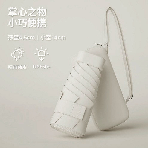 ミニビニール日焼け止めパラソル折りたたみコンパクトポータブルリングハンドル日傘卸売日傘メーカー在庫|undefined