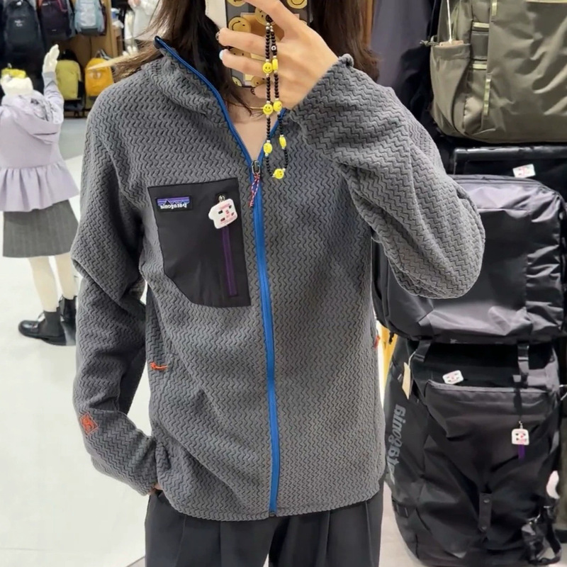 Cross-border high-quality p2ta Barata R1 Air outdoor commuting fleece jacket, lightweight, heat-locking, hooded coat, available in seven colors for couples
