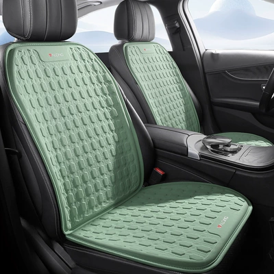 Seat cushion, seat cover | monolithic gel seat cushion breathable silicone - fresh-green-cushion-2-back-2