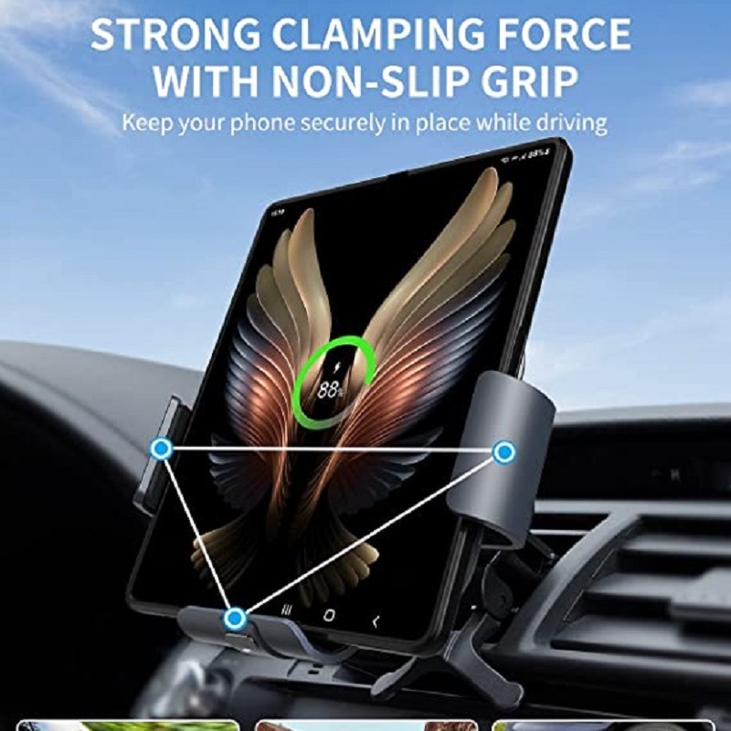 Transfronterizo S11 doble bobina para Samsung fold5/4/3/Xiaomi fold3 plegable pantalla teléfono móvil coche cargador inalámbrico