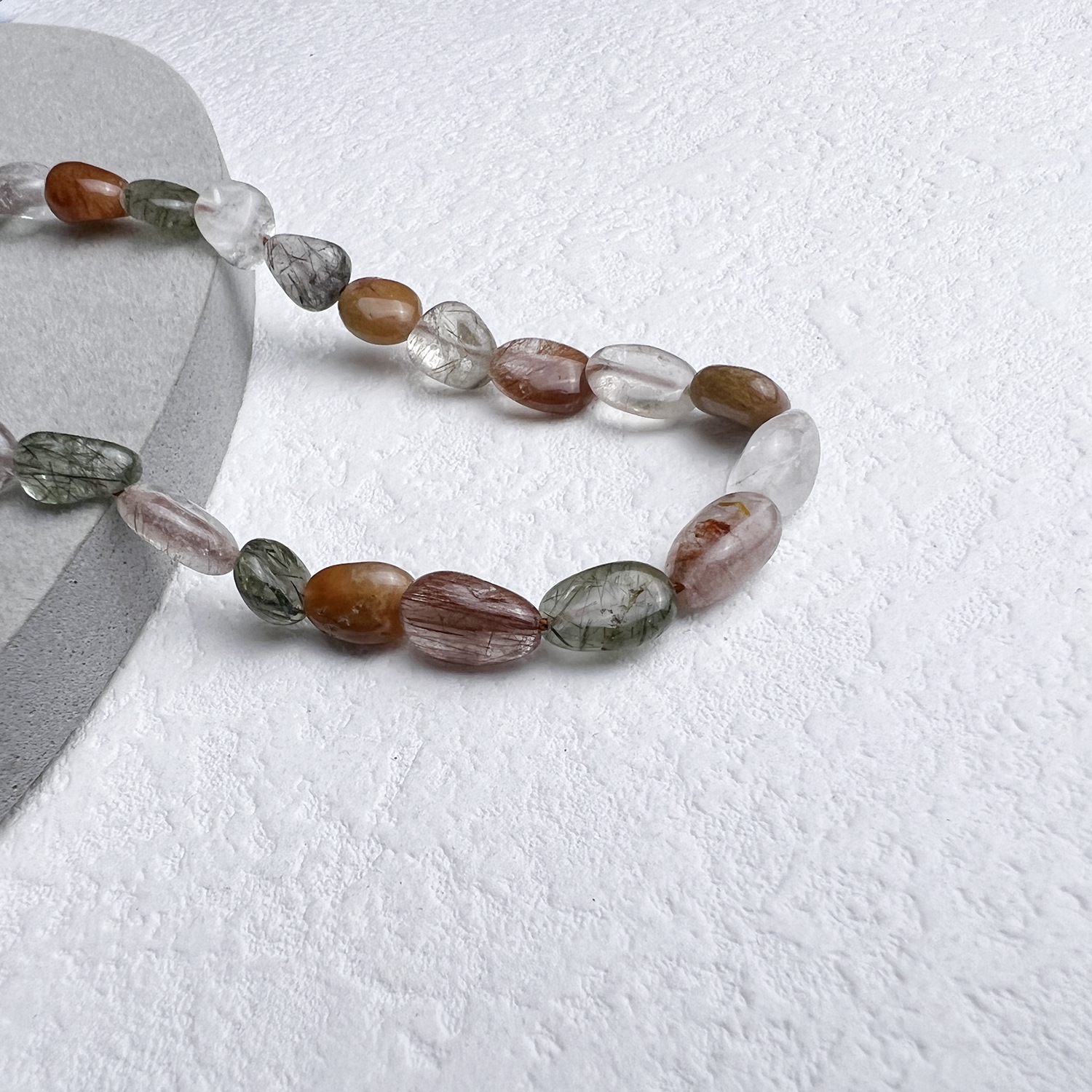 Women'S Gender Ethnic Style Geometric Natural Stone Beaded Necklace