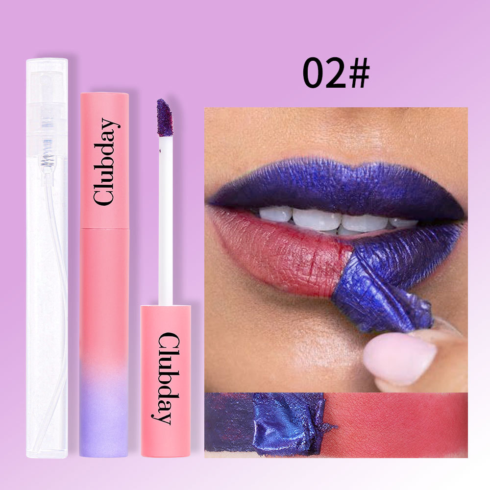 Clubday Matte mist Top Non-stick cup lip gloss six color tearing red lip glaze