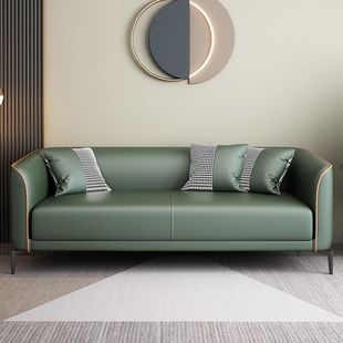 Nordic Small Apartment Sofa Trendy Model for Two or Three People, Suitable for Living Room, Clothing Store, Rental Apartment, Tech Fabric Small Sofa