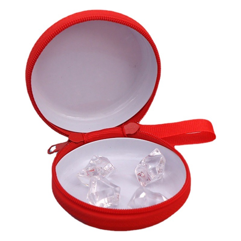 New Style Tinplate Coin Purse Cartoon Mini Round Earphone Zipper Bag Portable Coin Purse Children's Gift Bag Wholesale